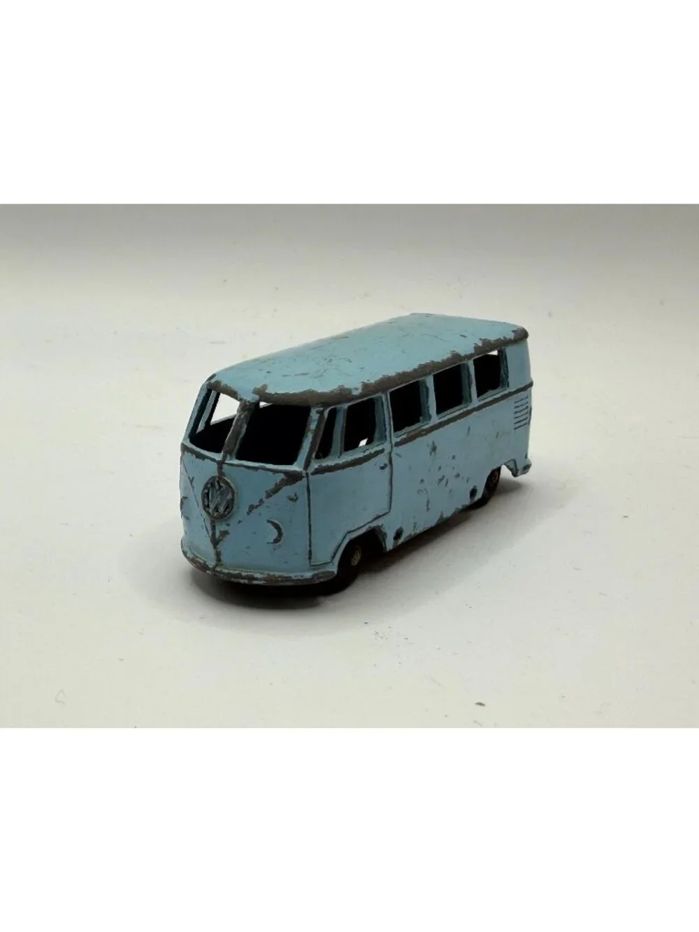 Budgie Models No. 12 VW Split Screen Microbus Camper Van Pale Blue